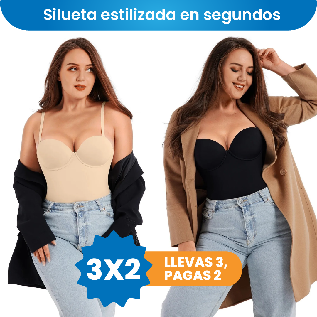 Body 3 en 1 Estiliza Pecho, Abdomen y Cola