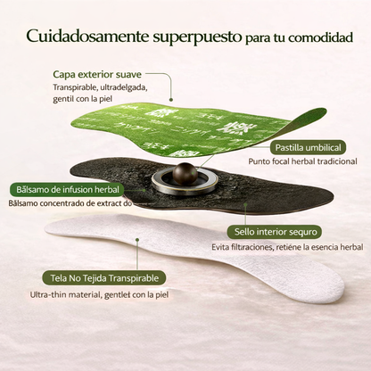 Parches Naturales Japoneses para Abdomen y Cintura (5 Parches)