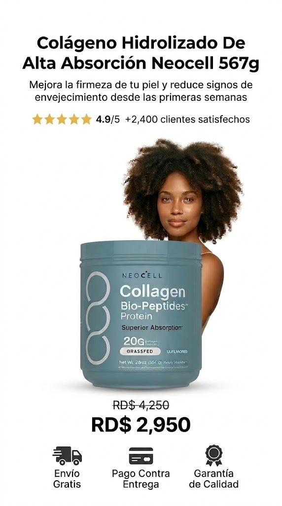 Colágeno Hidrolizado De Alta Abosorción NeoCell 567g