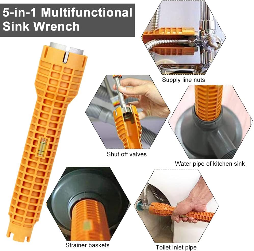 LLAVE PARA FONTANERIA 8 EN 1