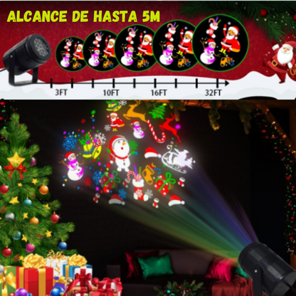 PROYECTOR NAVIDEÑO LED